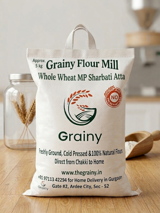 Grainy Mp Sharbati Atta