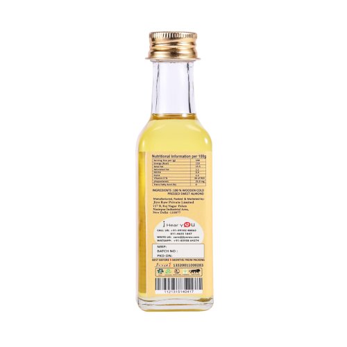 Wooden cold Pressed Sweet Almond Oil